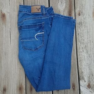 American Eagle Medium Wash Jegging Sz 6 Short